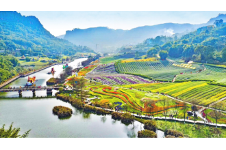 美天垃圾桶走進花田酒地旅游景區(qū)